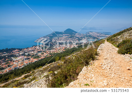 View of Dubrovnik city from the top of Mount Srd 53175543