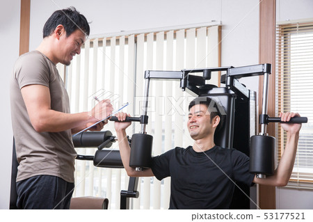 Men who receive personal training Men who receive personal training 53177521