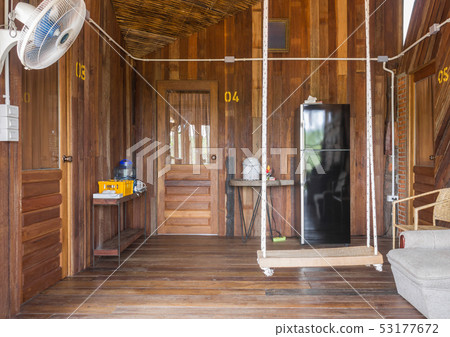 Rope Swing in Country Interior Design Room 53177672