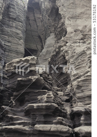Cheju Island rock cliff Cheju Island rock cliff 53178192