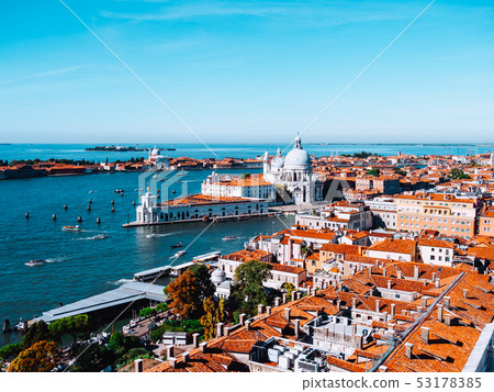 Basilica of Santa Maria della Salute seen from the Belfry 53178385