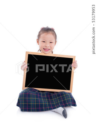 Full length of shoolgirl wearing uniform Full length of shoolgirl wearing uniform 53179953