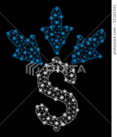 Bright Mesh 2D Aggregate Payment with Light Spots Bright Mesh 2D Aggregate Payment with Light Spots 53182341