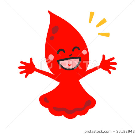 Shizuku character, sideways, red (smile) Shizuku character, sideways, red (smile) 53182948