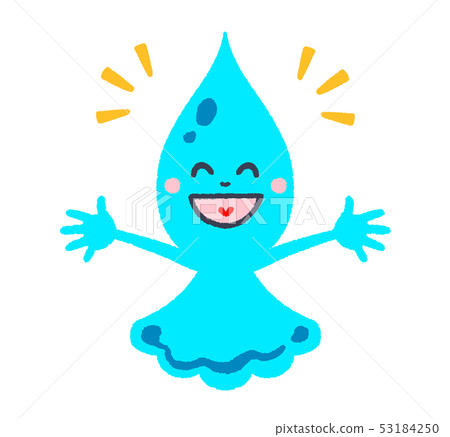 Shizuku character, front, blue (smile) Shizuku character, front, blue (smile) 53184250