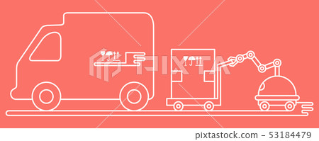 Automation warehouse processes Smart Logistic. Automation warehouse processes Smart Logistic. 53184479