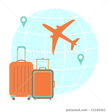Vector illustration of traveling around the world Vector illustration of traveling around the world 53184481