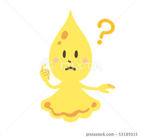 Shizuku字符，正面，黃色（Hatena標記） 53185015