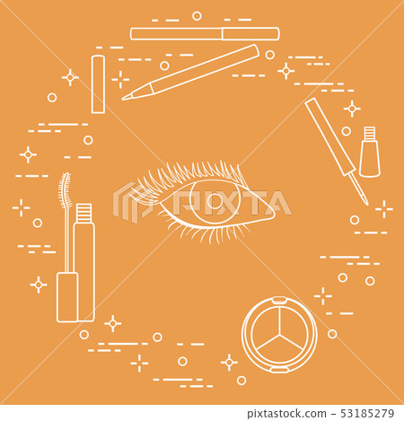 Eye makeup Decorative cosmetics. 53185279