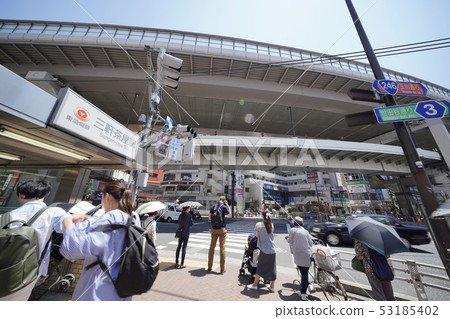 Tokyo cityscape of Japan I look at Sangenjaya Station etc. 53185402