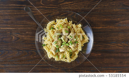 Paste, Pasta bowl, Fusilli , sauce, Italian Paste, Pasta bowl, Fusilli , sauce, Italian 53185554
