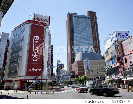 Tokyo cityscape in Japan I look at Sangenjaya Station, Oyama Road Signpost, Carrot Tower etc. Tokyo cityscape in Japan I look at Sangenjaya Station, Oyama Road Signpost, Carrot Tower etc. 53185769