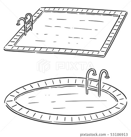 vector set of swimming pool vector set of swimming pool 53186913