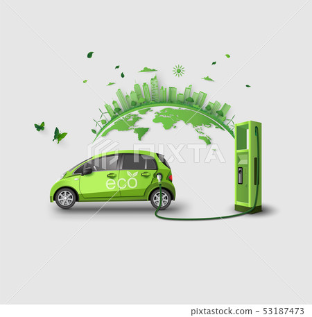 eco car concept 53187473