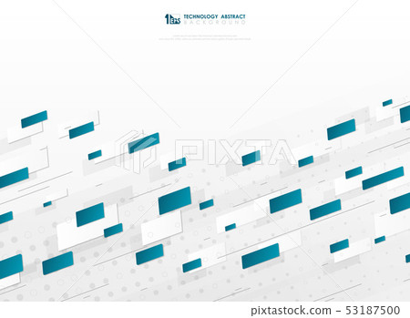 Abstract gradient blue square pattern geometric - Stock Illustration ...