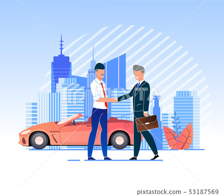Vector Illustration Verbal Partnership Agreement. 53187569