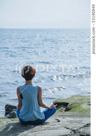 Yoga Sea Pilates Women Aoi Seaside Relax 53190849