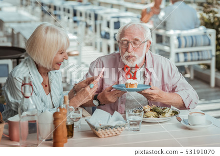 Amazing mature female taking photo on her telephone 53191070