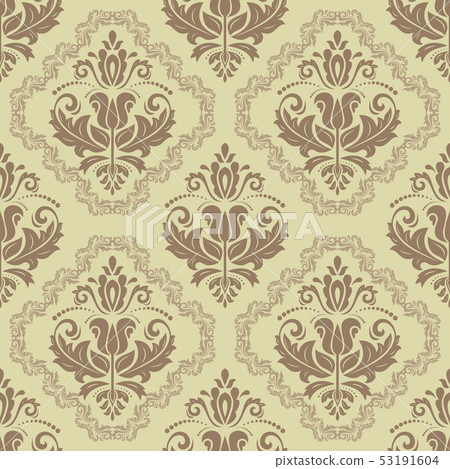Damask Seamless Vector Pattern Damask Seamless Vector Pattern 53191604
