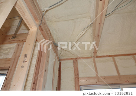 Thermal insulation of a newly built single-family house 53192951