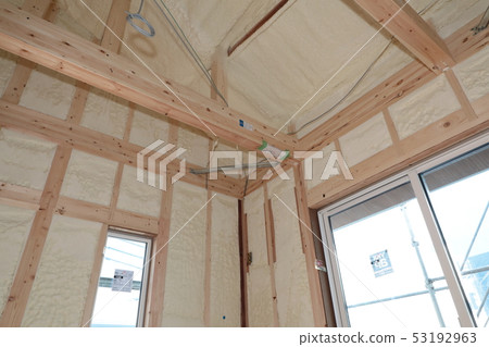 Thermal insulation of a newly built single-family house 53192963