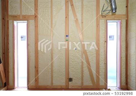 Thermal insulation of a newly built single-family house Thermal insulation of a newly built single-family house 53192998