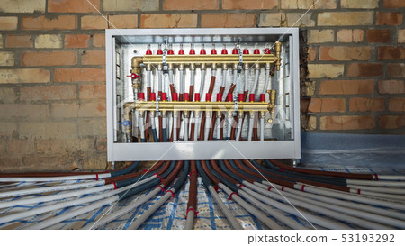 Comb system of a heat-insulated floor, modern system of heating Comb system of a heat-insulated floor, modern system of heating 53193292
