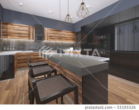 modern minimalistic kitchen, with contemporary modern minimalistic kitchen, with contemporary 53193326