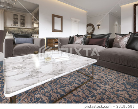 Modern luxury living room interior with a sofa, Modern luxury living room interior with a sofa, 53193595