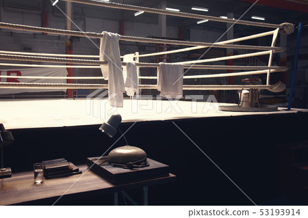 a ring bell on the side of boxing ring a ring bell on the side of boxing ring 53193914
