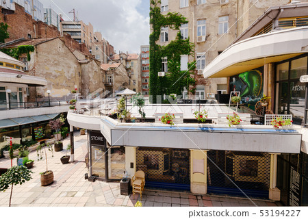 View of Belgrade Design District in Summer 53194227