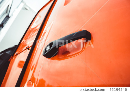Truck doors at the exhibition 53194346