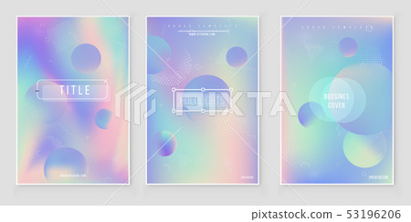 Holographic paper magic foil marble cover set.  53196206