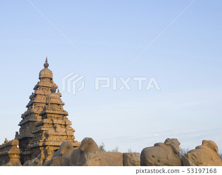 Coast temple Mahabalipuram Coast temple Mahabalipuram 53197168