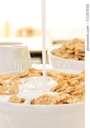 cereals soaked in milk or drinkable yogurt cereals soaked in milk or drinkable yogurt 53197938
