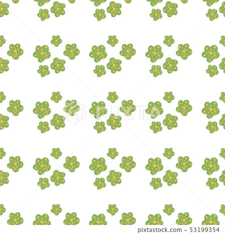 Daisy field. Simple chamomile flowers seamless 53199354