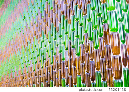 bottles of glass wall background bottles of glass wall background 53201418