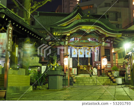 Kiyokawa Tenmangu Shrine night view Kiyokawa Tenmangu Shrine night view 53201793