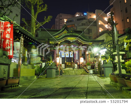 Kiyokawa Tenmangu Shrine night view Kiyokawa Tenmangu Shrine night view 53201794