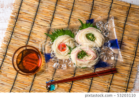 Somen Hiyagi Japanese very thin noodle (Somen) Somen Hiyagi Japanese very thin noodle (Somen) 53203110