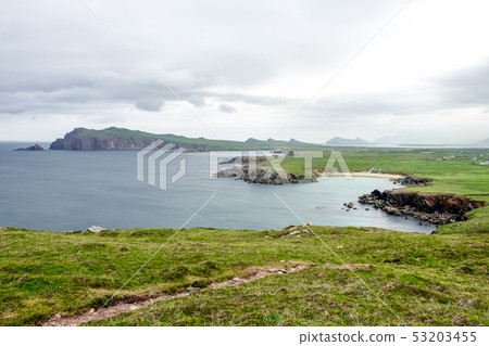 Beautiful view at Slea Head Drive Dingle peninsula, Kerry, Ireland Beautiful view at Slea Head Drive Dingle peninsula, Kerry, Ireland 53203455