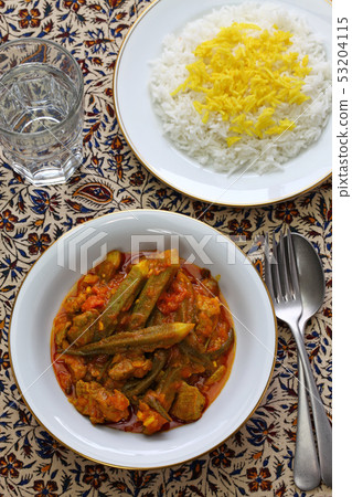 Okra stew 53204115
