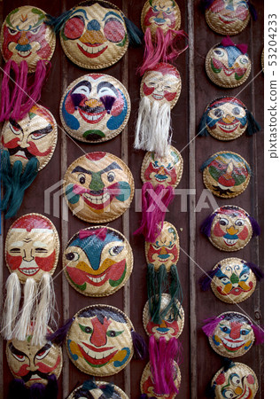 Vietnamese decorative masks Vietnamese decorative masks 53204233