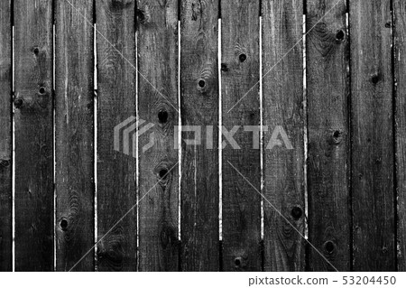 Black and white old wooden texture background 53204450