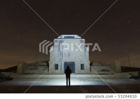Monument with starry sky as a background Monument with starry sky as a background 53204810