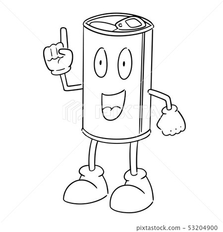 vector of can cartoon vector of can cartoon 53204900
