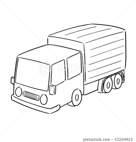 vector of truck 53204923