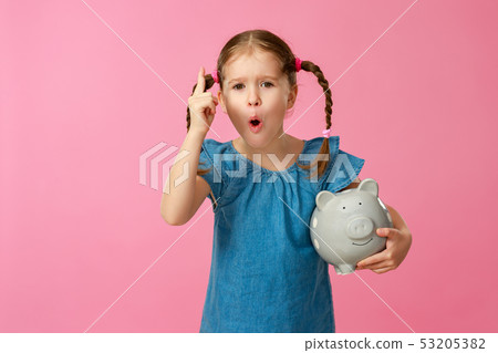 inancial concept of children's pocket money. child 53205382