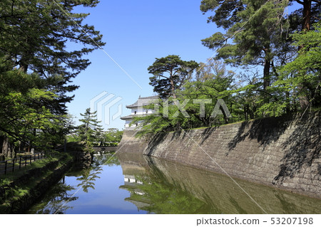 Shibata Castle Ninomarusumi cape and moat 53207198