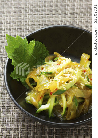 Chinese jellyfish and cucumber soup 11 Chinese jellyfish and cucumber soup 11 53208731